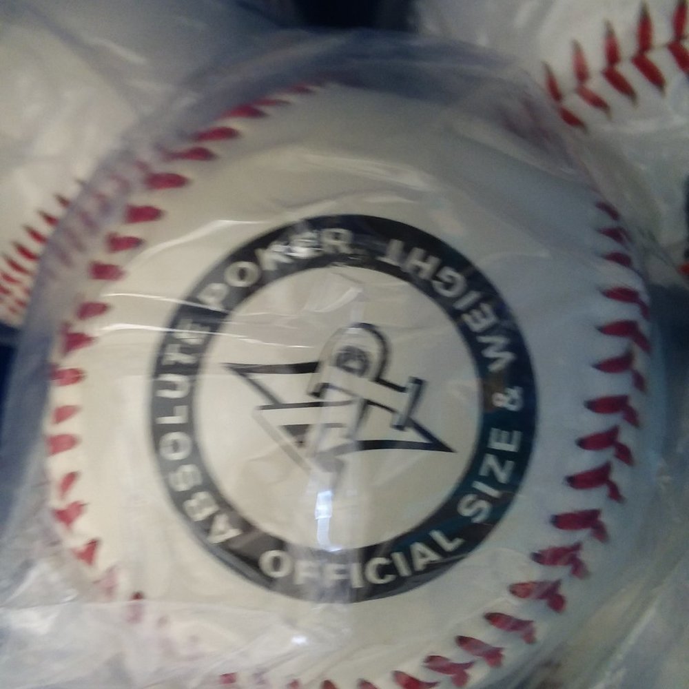 New Absolute Poker baseballs, official size & weight WSOP